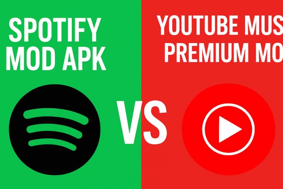 Spotify Mod APK vs YouTube Music Premium Mod
